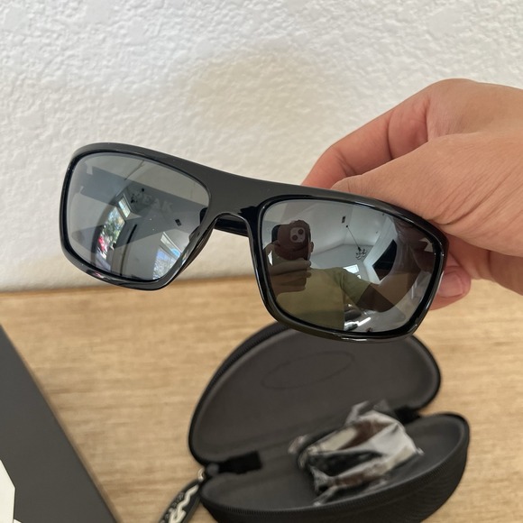 Wiley X Other - Wiley X Peak ACPEA01 Gloss Black Silver Flash Lens Near Mint w/ Case
